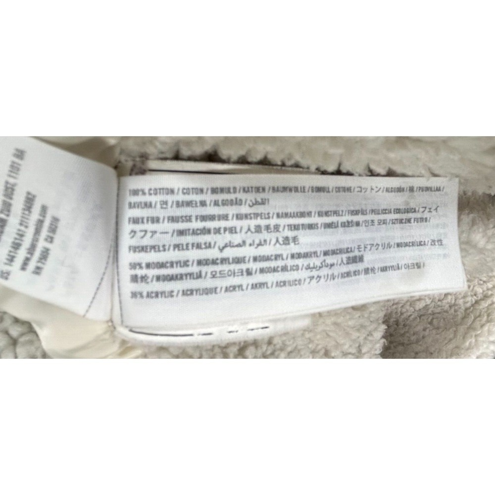 Abercrombie & Fitch Womens Hooded Utility Coat Size M Sherpa Lined Y2K Jacket - Picture 7 of 12